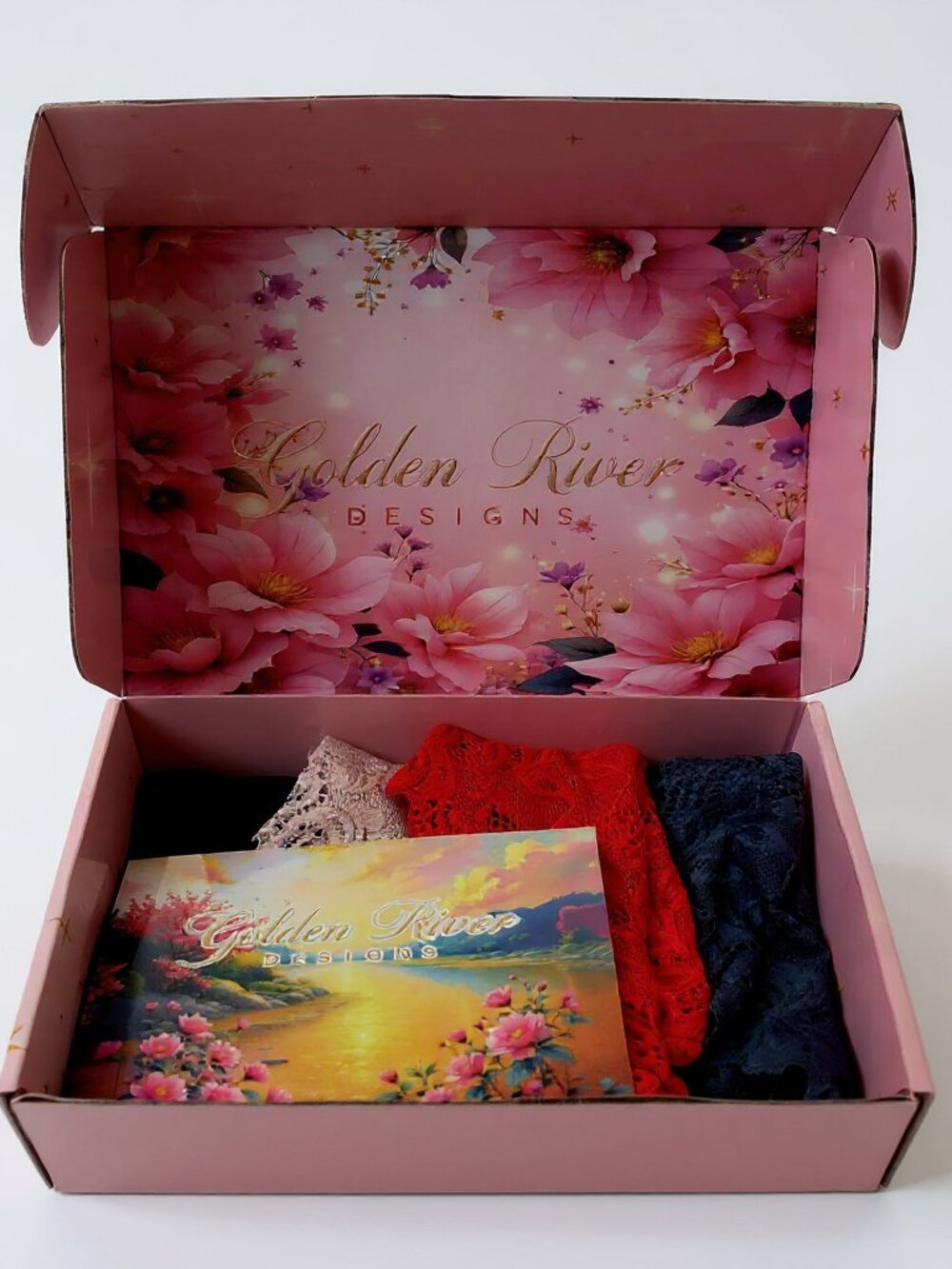 8 Piece Floral Lace Panty Set